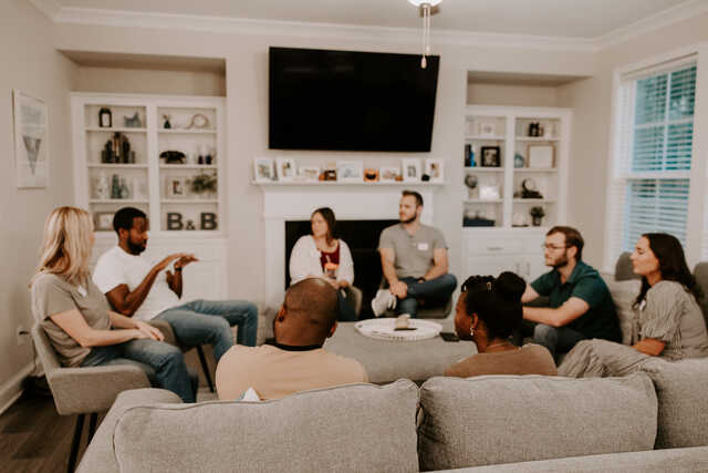 Married Small Group in Living Room