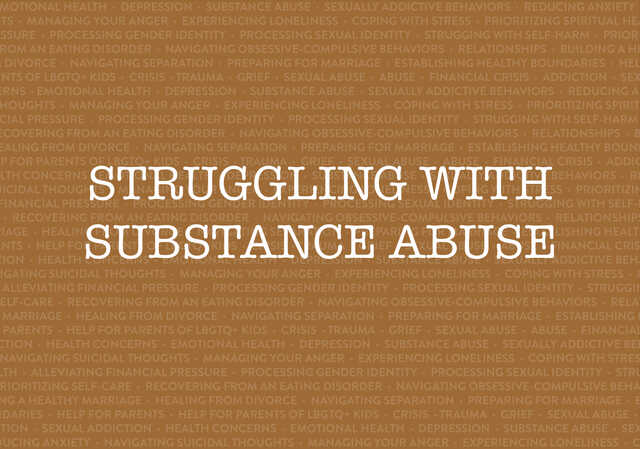 struggling with substance abuse