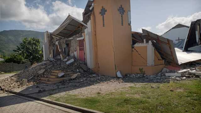 2021 earthquake church in kalapa haiti